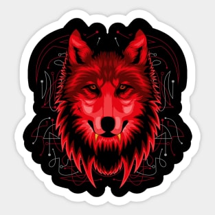 wolf lover Sticker